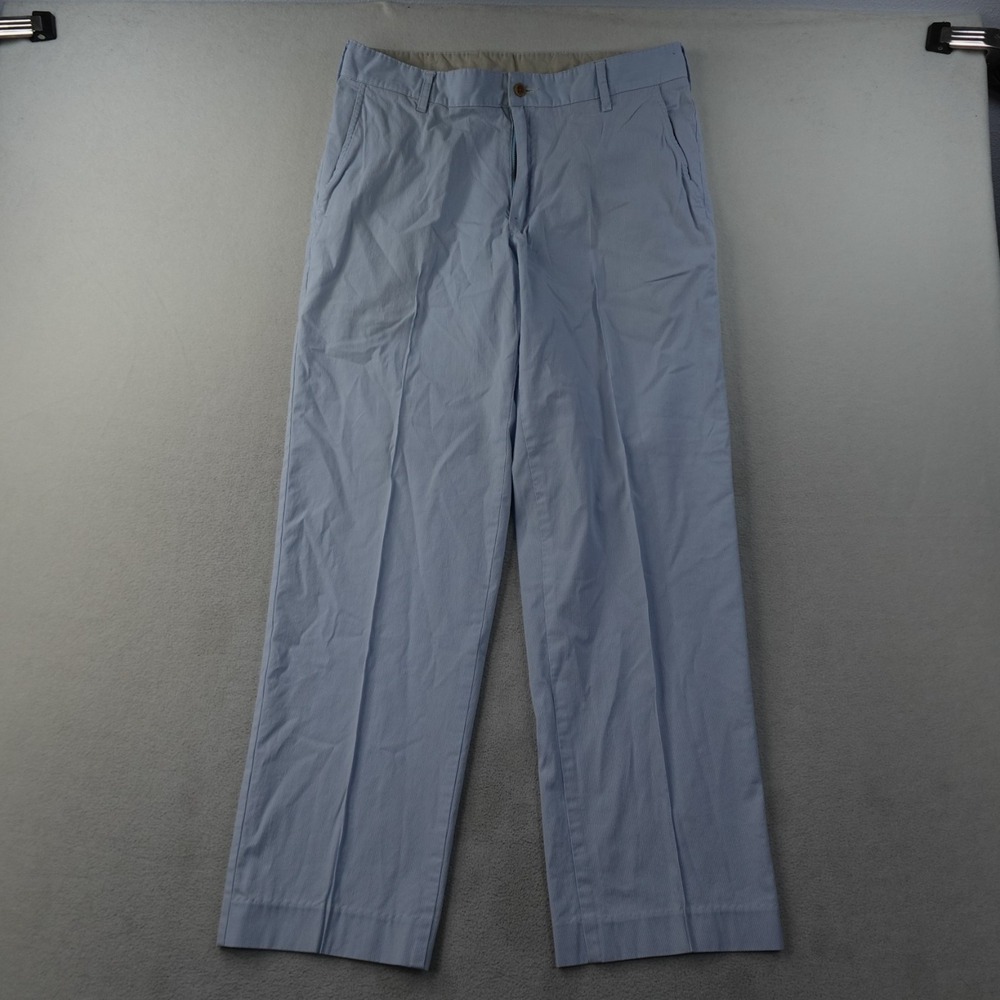 Bills Khakis Parker Pants Mens 33 Blue 33x29 Classic Fit Stretch Made USA